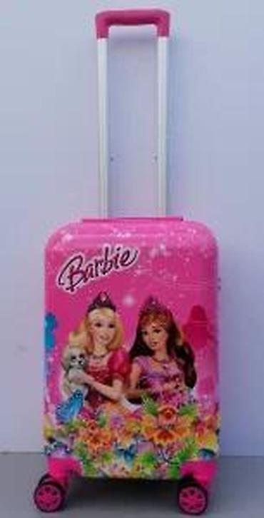 Rančevi, torbe i koferi: Komplet dečijeg putnog kofera Barbie – 3 dela - Dizajn: Barbie motivi — 25