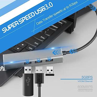 raspberry pi: Адаптер переходник "4 в 1" Usb-хаб + сетевая карта - добавляет в ваш — 5