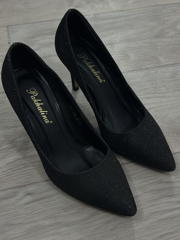 туфли черные с красивой отделкой: Туфли 36, цвет - Черный