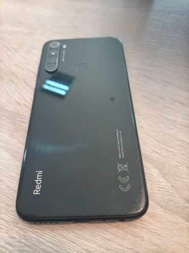 samsung j5 2015 ekran: Redmi Note 8, 64 GB, rəng - Qara, Barmaq izi