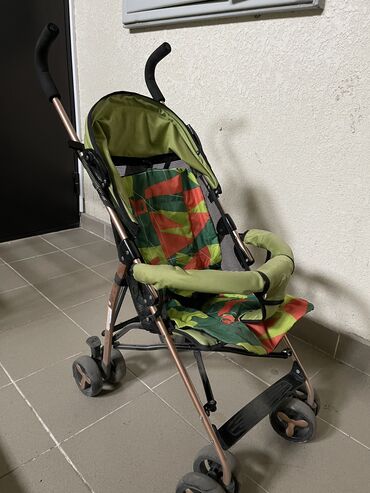 летняя детская коляска: Коляска, цвет - Желтый, Б/у
