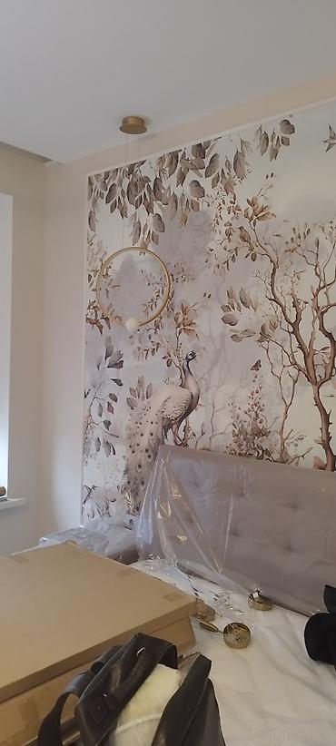 Поклейка обоев: Поклейка обоев и декоративных фотообоев «под ключ» - Профессиональная — 10