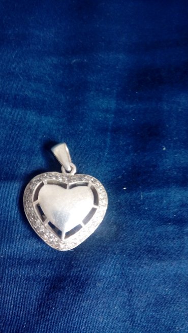 srebrni kais za haljinu: SAMO DANAS 1200DIN!!! Srebrni privezak srce sa cirkonima/ izrezbaren