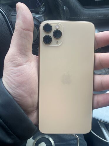 iphone satilir: IPhone 11 Pro Max, 64 GB, Qızılı, Barmaq izi, Simsiz şarj, Face ID