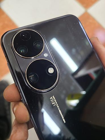 Huawei: Huawei Р50, Б/у, 256 ГБ, цвет - Черный, 2 SIM — 3