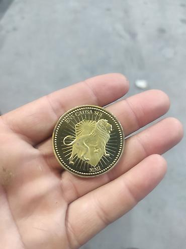 Johnwik. filminden Qızılı rəngli kolleksiya medal/koliye – “ENS CAUSA