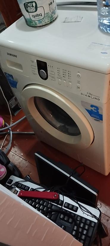 hamam kranti: Paltaryuyan maşın Samsung, 6 kq, İşlənmiş, Avtomat, Qurutmasız, Kredit yoxdur, Ödənişli çatdırılma — 5