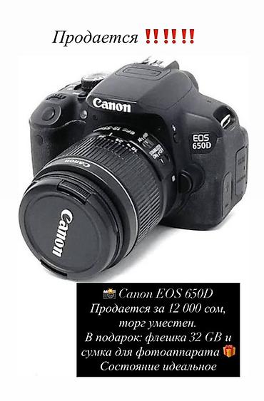 Фотоаппарат Canon EOS 650D с комплектным объективом. - Тип