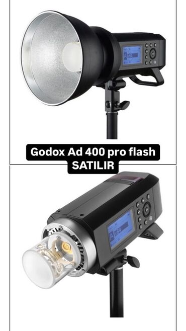 tp link c60 qiymeti: Godox AD400 Pro studiya flaşı 1 dəfə istifadə olunub - 400Ws gücə
