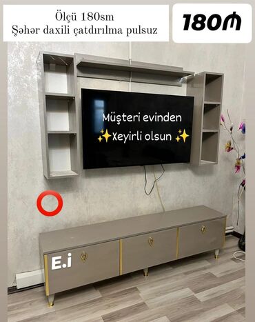 душ кабина баку цены: *TV stend / TV altı 180Azn💥* ✔️Rəng seçimi var *Şəhər daxili