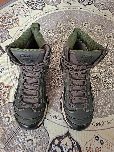 обувь тимберленд: Мужские ботинки, 42, Clarks, Б/у, цвет - Серый, Бесплатная доставка — 1
