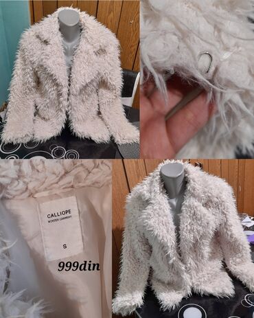 Fur coats: S (EU 36), color - White
