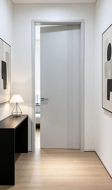 Раздвижные двери: Minimalist sürüşmə qapı – interyer üçün müasir dizayn - Növ: Divar — 1