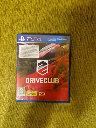 Oyun diskləri və kartricləri: Driveclub disk ps4