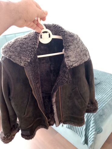 путевка в турцию на 7 дней: Qızılı fermuarlı, tünd yaşıl/kürdən effektli qış gödəkçəsi. - Uşaq