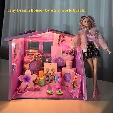 lent guller: “Tiny Dream House” – dekorativ mini ev qutusu (işıqlı) - — 3