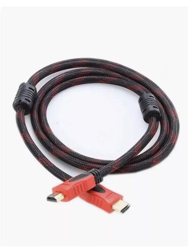 переходник для наушников и микрофона для ноутбука: HDMI-кабель в тканевой оплётке - Разъёмы: HDMI (штекер) — HDMI