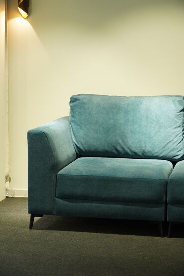 детская мебель ош: Модульный диван, цвет - Голубой, Новый