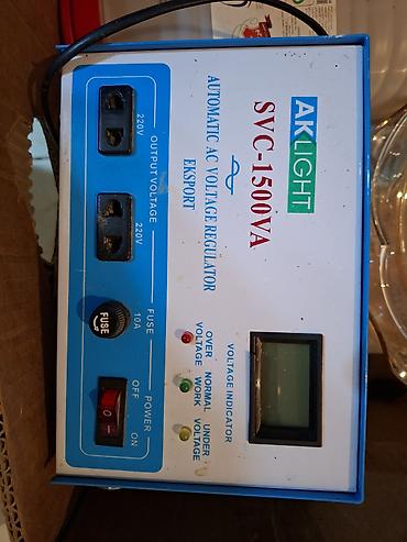 AKLIGHT SVC-1500VA avtomatik AC gərginlik stabilləşdiricisi - Model