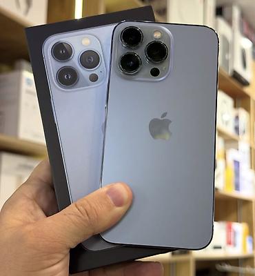 ikinci el macbook: IPhone 13 Pro, 128 GB, Sierra Blue, Zəmanət, Simsiz şarj, Face ID — 1