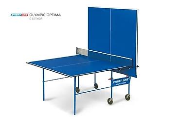 olympic: Стол теннисный Olympic Optima Синий с сеткой Описание Olympic — 3