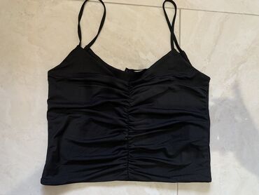 ženske majice tommy hilfiger: S (EU 36), M (EU 38), L (EU 40), Flax, Single-colored, color - Black