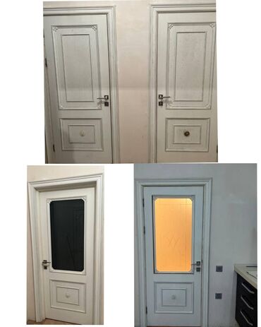 qapı rəngləri: 5eded otaq qapisi 1eded 80 man ela veziyetdedi olcu 90x2 hec bir