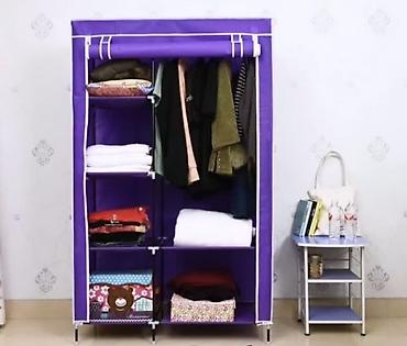 divan pulsuz: Parça örtüklü və metal karkaslı modulyar paltar dolabı - — 3