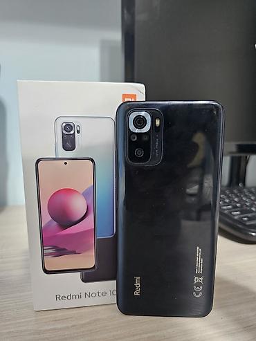 Redmi: Redmi, Redmi Note 10S, Б/у, 128 ГБ, цвет - Черный, 2 SIM — 1