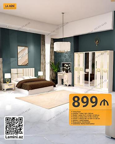Ev üçün mebel: Yataq Dəsti – La Mini (Laconic & Minimalism) Komplektin tərkibi — 1