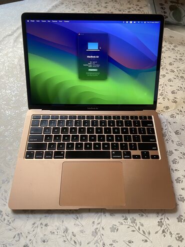 macbook бу купить: Ультрабук, Apple, 8 ГБ ОЗУ, Apple M1, 13.3 ", Б/у, Для работы, учебы, память SSD