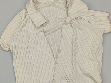 gładka bluzki z krótkim rękawem: Blouse, S (EU 36), condition - Perfect