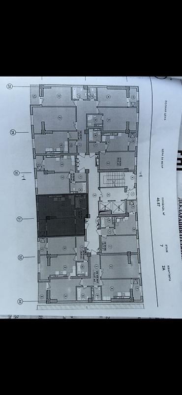 Продажа квартир: 2 комнаты, 46 м², Асанбай мкр Элитка, 7 этаж, ПСО (под самоотделку) — 3