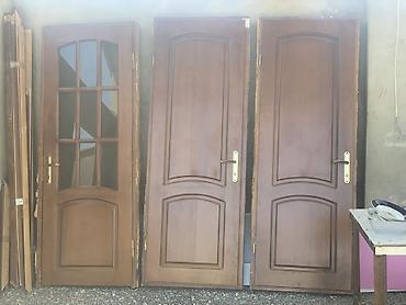 ev otaq qapilari: Mebel qapıları dəsti - Material: taxta/ MDF əsaslı, qəhvəyi ağac — 1