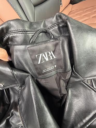 кожаная куртка мужская: Кожаная куртка, Zara, S — 2