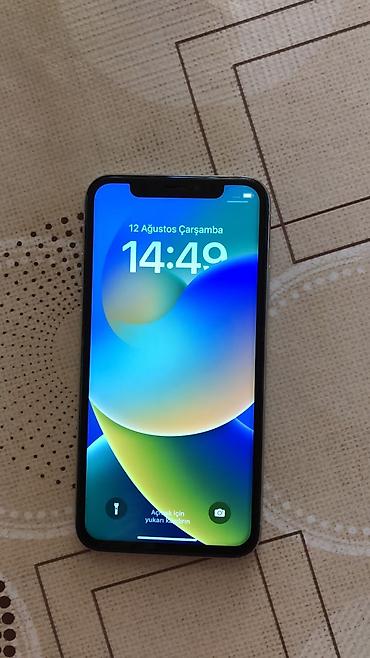 iphone 10 x: IPhone X, Gümüşü, Simsiz şarj — 1