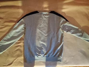 ucuz kask: Boz rəngli kişi sviteri (sweatshirt) - Dizayn: Ön hissədə iri “LIFE” — 2