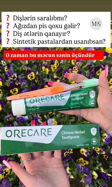 Lazer epilyatorları: Orecare Chinese Herbal Toothpaste – bitki tərkibli diş məcunu -