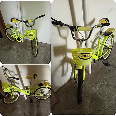 uşaq idman velosipedi: Uşaq velosipedi – S-Bike, parlaq neon-sarı rəngdə. Xüsusiyyətlər: - — 1