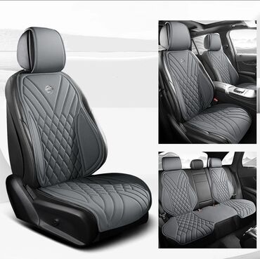 мотоцикл иж: Чехлы Экокожа, цвет - Серый, Universal Seat cover, Новый
