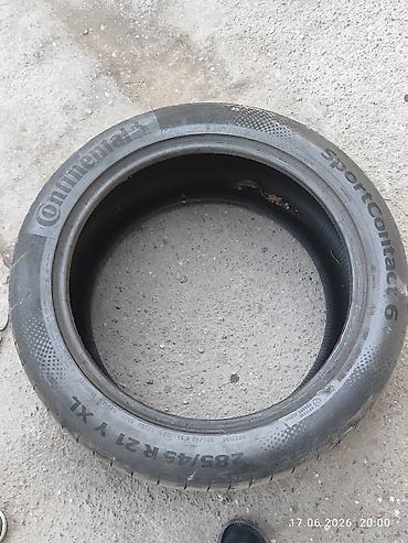 r21: Continental SportContact 6 şin - Ölçü: 285/45 R21 - Sürət indeksi: Y — 1