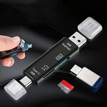 Druga oprema za računare i laptopove: Multifunkcionalni čitač memorijskih kartica USB 2.0 5u1 NOVO — 5