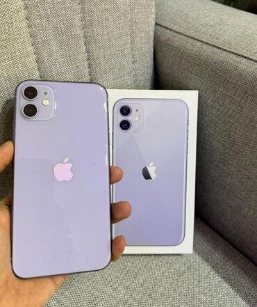 Apple iPhone: IPhone 11 Pro, 128 GB, Deep Purple, Zəmanət, Simsiz şarj, Face ID