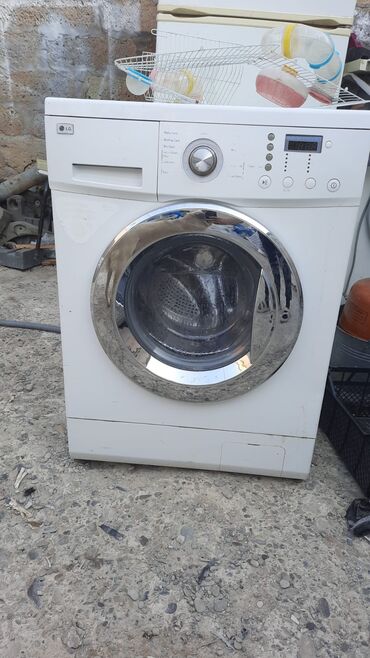 Paltaryuyan maşınlar: Paltaryuyan maşın LG, 8 kq, İşlənmiş, Avtomat, Qurutma var, Kredit yoxdur, Ödənişli çatdırılma