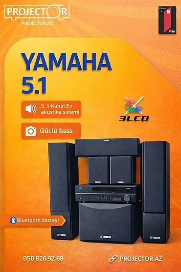 Yamaha 5.1 ev kinozalı üçün akustika sistemi - 5.1 kanal səs