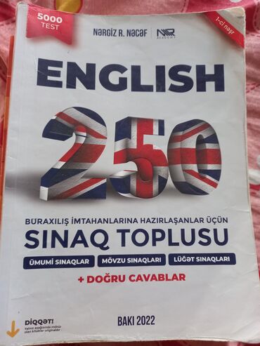 7 ci sinif ingilis dili summativ testler: İngilis dili Testlər 9-cu sinif, 1-ci hissə, 2022 il