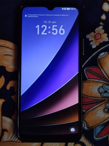 Honor X6a, 128 GB, rəng - Qara, Barmaq izi, İki sim kartlı, Face ID