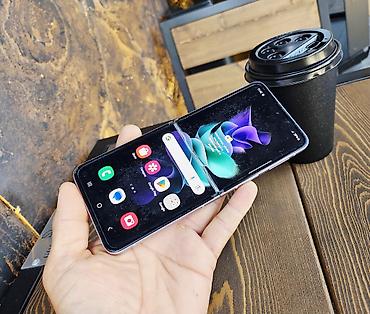 Мобильные телефоны и аксессуары: Samsung Galaxy Z Flip 3, Б/у, 256 ГБ, цвет - Фиолетовый, 1 SIM, 2 SIM — 7