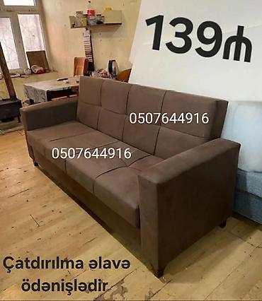 Sifarişlə divanlar: Divan, Qonaq otağı üçün, Parça, Bazalı, Açılan — 26