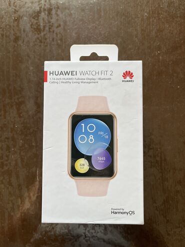 Huawei watch fit 2 Active. Цвет розовая, состояние новые